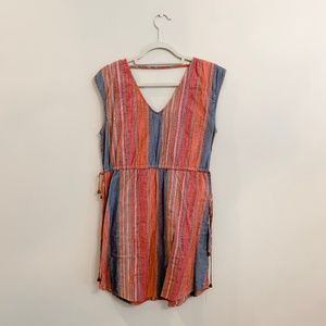 Universal Thread Orange & Denim Boho Dress Size XS